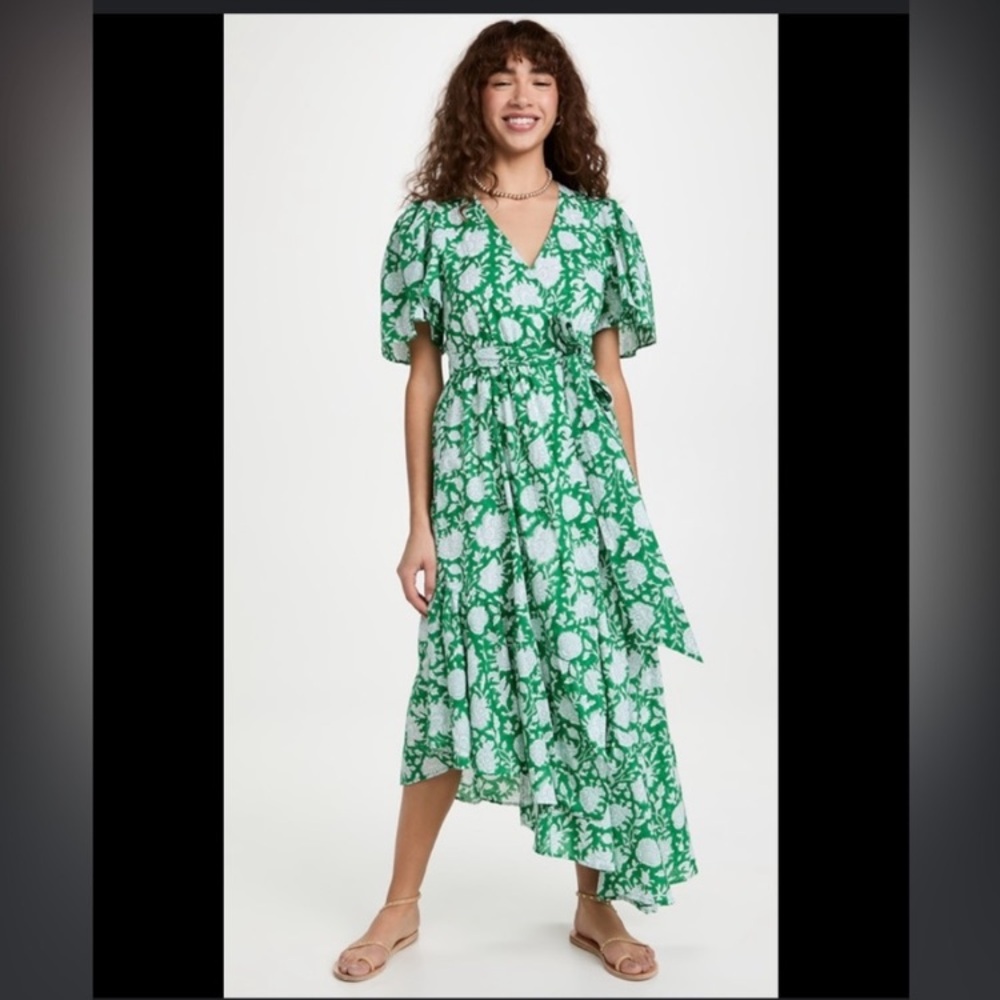 Mille Helena wrap block print dress